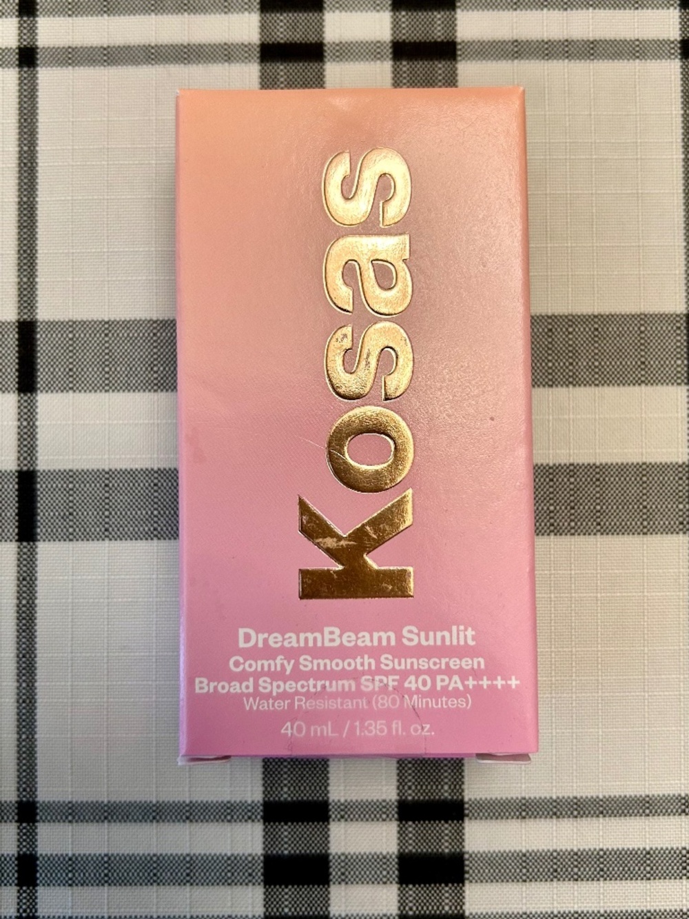 Brand New Sealed Kosas Sunscreen DreamBeam Sunlit 40mL 1.35 fl. oz